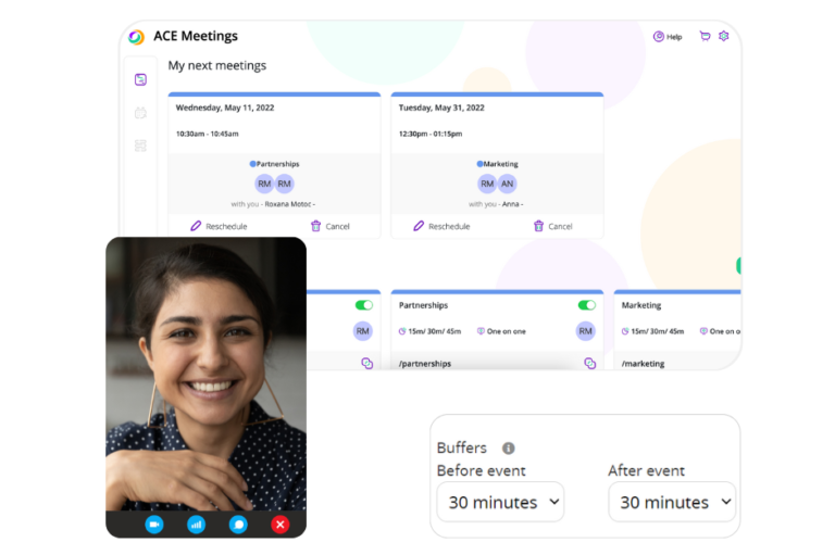 ACE Meetings availability preferences