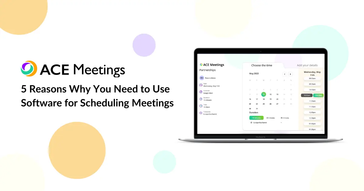 software for scheduling meetings